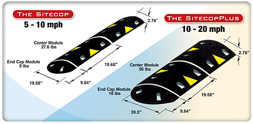 Sitecop & SitecopPlus Speed Cushions