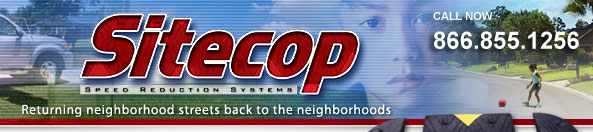 Traficop - traffic calming systems - Returning neighborhood streets back to the neighborhoods